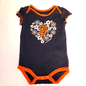 NWOT San Francisco Giants Baby Girl Onesie - Sz 12 Mns